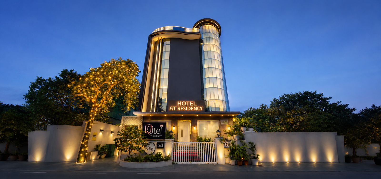 Facade of Qotel Comfort AT Residency, Kaushambi, Ghaziabad